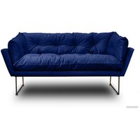 Диван Brioli Анико двухместный (V11/темно-синий)