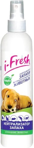 

Нейтрализатор запаха Romax I-Fresh для нейтрализации запахов домашних животных 250 мл