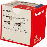 Дюбель распорный Fischer Duolabe 545677 (40 шт)