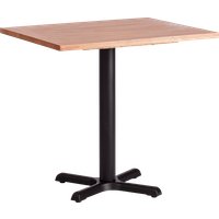 Кухонный стол TetChair Valhalla 80x65x76 (груша №3/черная опора)