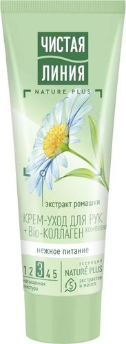 Чистая линия Крем для рук Нежное питание Ромашка 75 мл