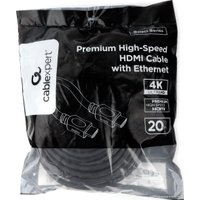 Кабель Cablexpert CC-HDMI4L-20M (20 м, черный)