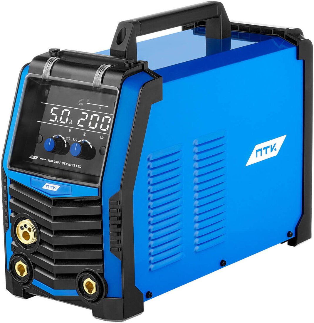 

Сварочный инвертор ПТК МАСТЕР MIG 200 P SYN NF79 LED 005.100.282