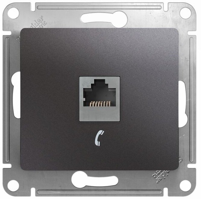 

Розетка телефонная Schneider Electric Glossa GSL001381T