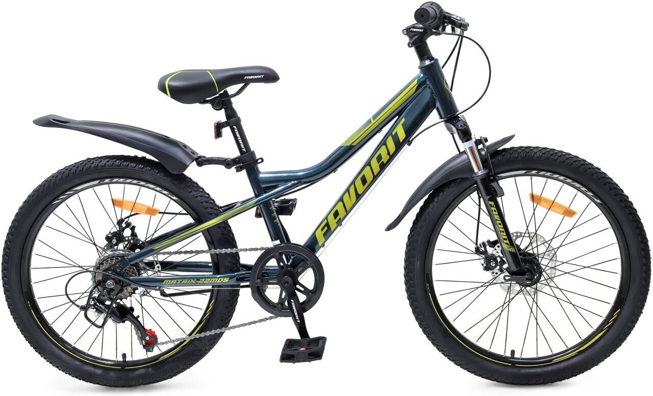 

Детский велосипед Favorit Matrix-22MDS 2025 (11, черный)
