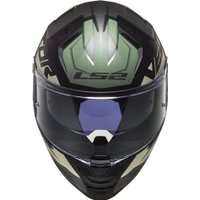 Мотошлем LS2 FF811 Vector II Absolute (XXL, матовый черный/серебристый)