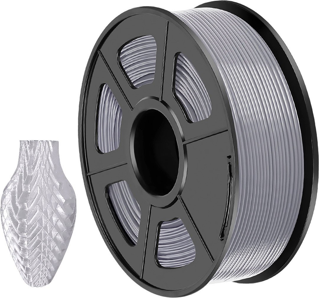 Филамент NV Print NV-3D-PETG-SILVER (1.75мм, 1кг, серебристый)
