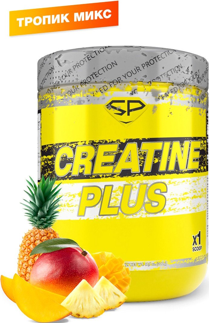 

Моногидрат креатина Steelpower Creatine Plus (300 г, тропик микс)