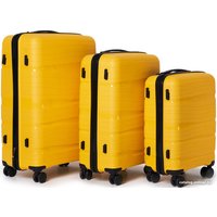 Чемодан-спиннер Pride PP9802 (S, желтый)