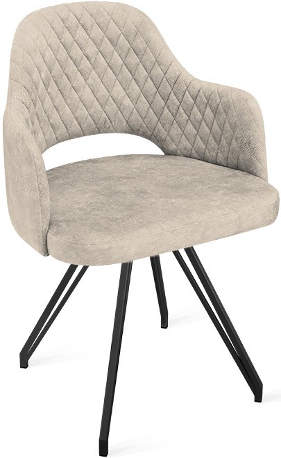 

Стул Трия Калипсо К4 (черный муар/микровелюр Wellmart Dark Beige)