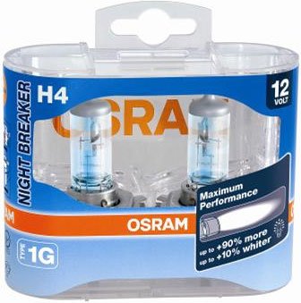 

Галогенная лампа Osram H4 Night Breaker 2шт