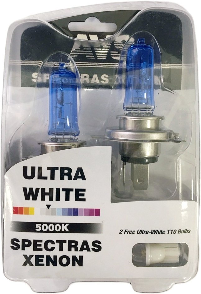 

Галогенная лампа AVS Spectras Xenon H4+T10 4шт
