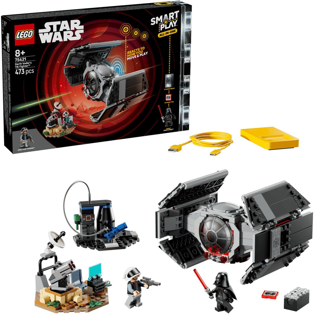 Конструктор LEGO Star Wars 75421 Smart Play Истребитель TIE Дарта Вейдера