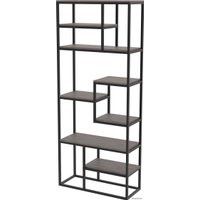 Стеллаж TMB Loft Сартория ЛДСП 80x30x200 (флитфуд серая лава)