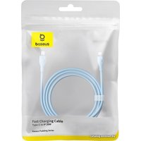 Кабель Baseus Pudding Series USB Type-C - Lightning (1.2 м, голубой)