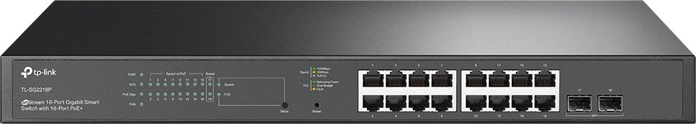 Настраиваемый коммутатор TP-Link TL-SG2218P