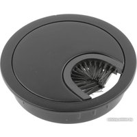 Пропуск кабельный GTV с ресничкой д.80 черный