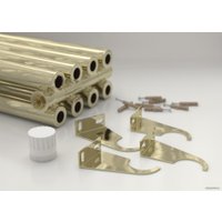 Стальной трубчатый радиатор Сунержа Эстет-00 EU50 500х270 6 секций (шампань)