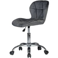 Офисное кресло King Style Uno Velvet Chrome (серый)