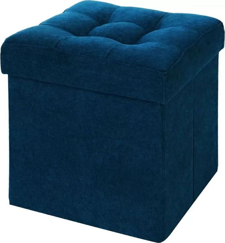 

Пуфик DreamBag складной (Синий велюр)