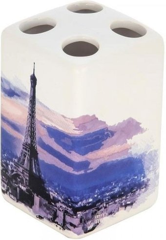 Стакан для зубной щетки и пасты Рыжий кот Париж TBH-P 002909