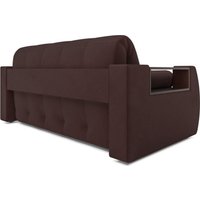 Диван Мебель-АРС Аккордеон Барон №3 ППУ 180x200 (велюр шоколад HB-178/16)