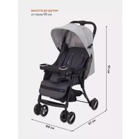 Коляска прогулочная «книга» Rant Basic Uno RA350 (soft grey)