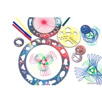 Трафарет WoodLand Toys Космос. Спирограф для рисования 122102