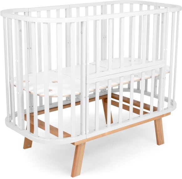 

Классическая детская кроватка Sweet Baby Barocco New с маятником (белый/натуральный)