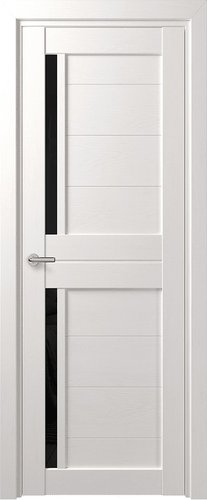 Юркас Deform D17 ДО 90x200 (дуб шале снежный/lacobel черный лак)