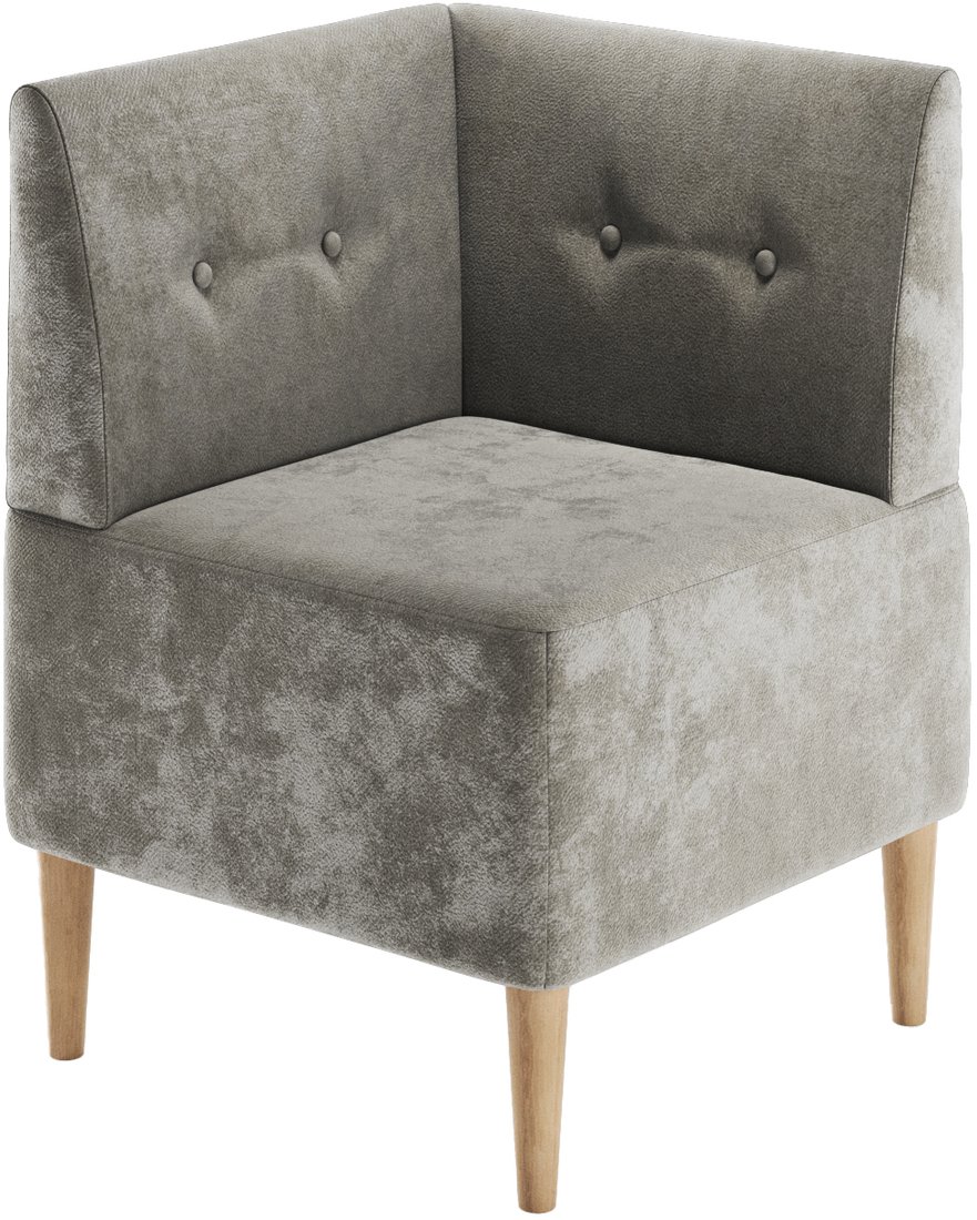 

Элемент модульного дивана Mio Tesoro Четт ткань (микровелюр/жемчуг №02)