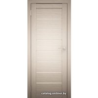 Межкомнатная дверь Юни Амати 1 80x200 (дуб беленый, стекло матовое)