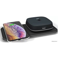 Беспроводное зарядное Zens Dual Aluminium Wireless Charger ZEDC10B/00 (черный)