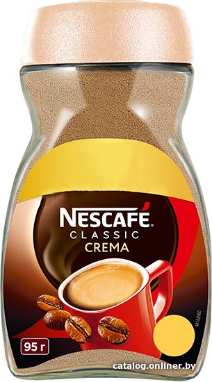 Кофе Nescafe Classic Crema растворимый 95 г