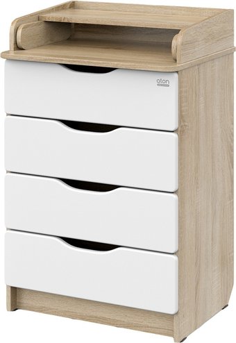 Детский комод Атон Мебель Сириус Wood 604 ПВХ (дуб сонома)