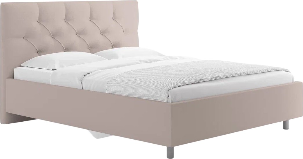 

Кровать Сонум Амалия 160x200 (велутто латте)