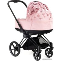 Универсальная коляска Cybex Priam (2 в 1, simply flowers pale blush, шасси chrome/black)