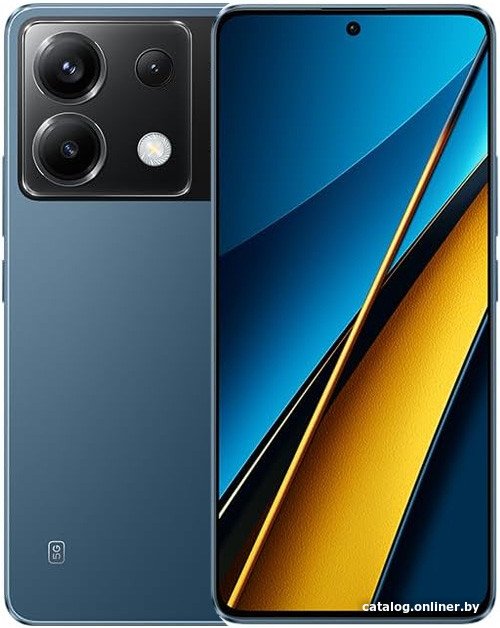 

Телефон POCO X6 12GB/256GB с NFC международная версия (синий)