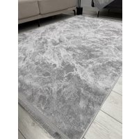 Ковер для жилой комнаты Radjab Carpet Амаль Прямоугольник 0911A (1.5x2.5, Grey/Grey)