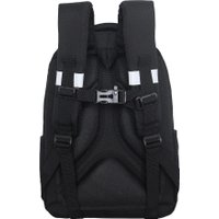 Школьный рюкзак Grizzly RG-660-4 (черный/серебряный)