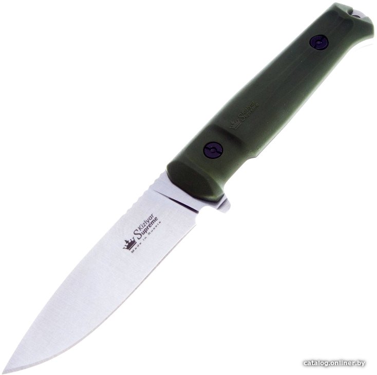 Нож Kizlyar Supreme Sturm AUS-8 StoneWash (олива)