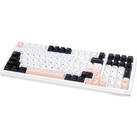 Клавиатура AULA F99 (белый/розовый/черный)