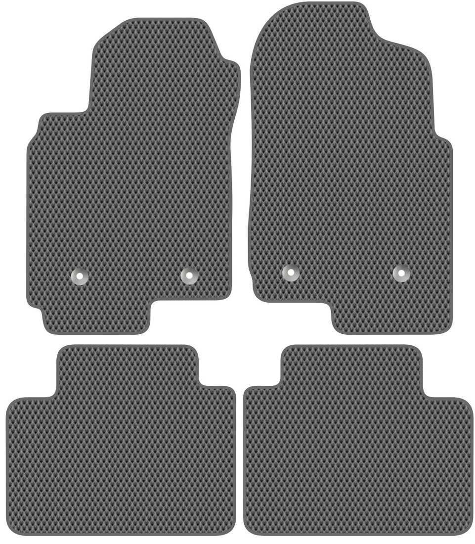 

Комплект ковриков для авто Alicosta FAW Besturm X80 (suv / SUV) 2016 - Н.В. (серый, ромб)