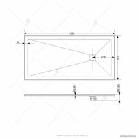Душевой поддон RGW ST-0158G 16152815-02 80x150