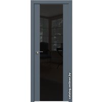 Межкомнатная дверь ProfilDoors 110U L 70x200 (антрацит, стекло lacobel черный лак)