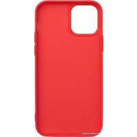 Чехол для телефона Deppa Soft Silicone для Apple iPhone 12/12 Pro (красный)