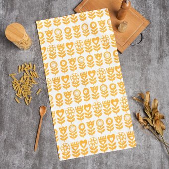 Полотенце Этель Yellow garden 6756618 (желтый)