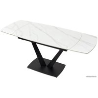 Кухонный стол M-City Alatri 120 Matt 614M04390 (White Marble Solid Ceramic/Black)