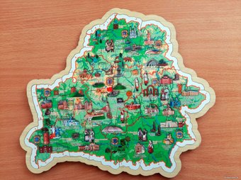 Пазл Белкартография Мая Радзіма - Беларусь