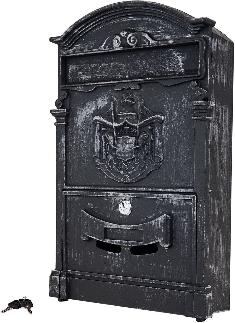 

Почтовый ящик Аллюр №4010В (старое серебро)